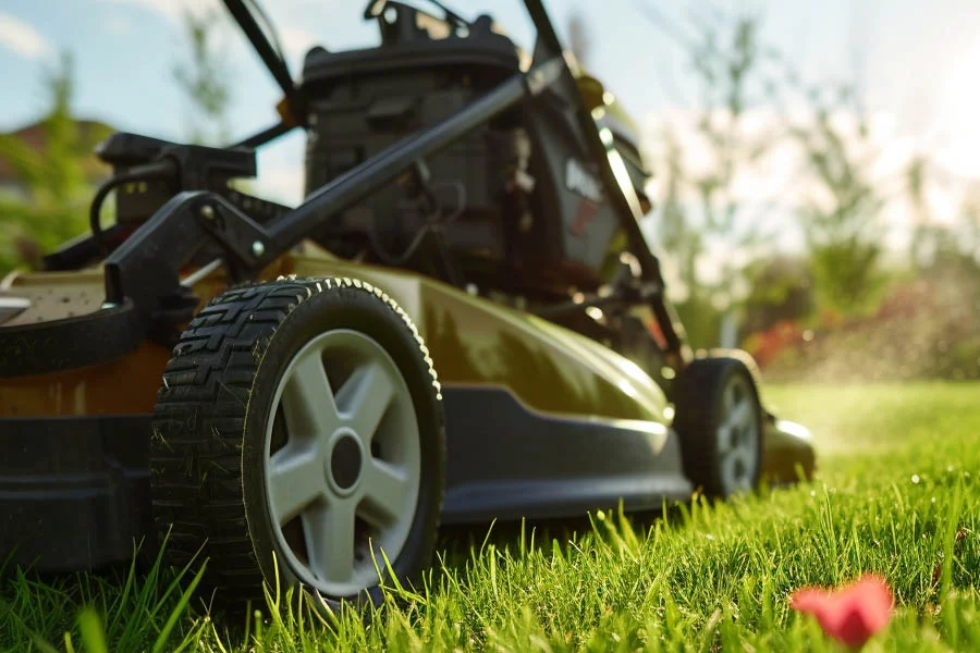 small electric grass mower