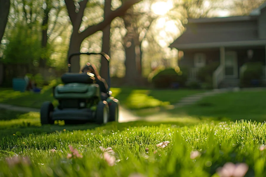 battery operated mower