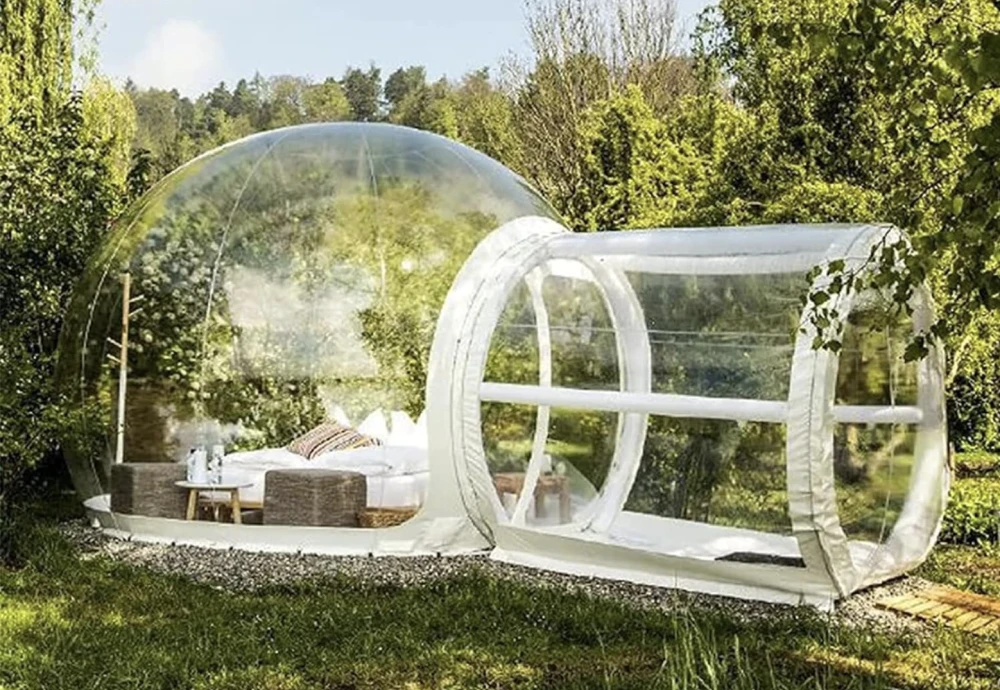 invisible bubble tent